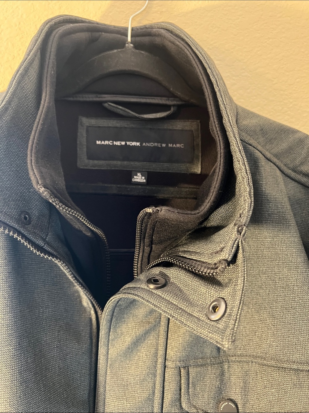 Andrew Marc Marc New York Men's Black Field Jacket